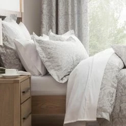 Brand new ✨ Dorma Dorma Winchester Jacquard Grey Duvet Cover 🧨 -Dorma Sales Store 1000093635 alt02