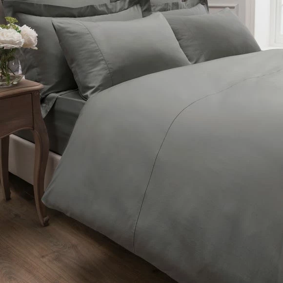Outlet ๐ฅฐ Dorma Dorma 300 Thread Count 100% Cotton Sateen Plain Slate Duvet Cover โ๏ธ 3 Outlet ๐ฅฐ Dorma Dorma 300 Thread Count 100% Cotton Sateen Plain Slate Duvet Cover โ๏ธ - Image 3