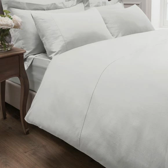 Deals ⭐ Dorma Dorma 300 Thread Count 100% Cotton Sateen Plain White Duvet Cover 🎁 2 Deals ⭐ Dorma Dorma 300 Thread Count 100% Cotton Sateen Plain White Duvet Cover 🎁 - Image 2