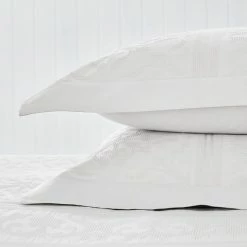 Best Pirce 💯 Dorma Purity Dorma Purity Paloma 100% Cotton White Jacquard Duvet Cover ✨ -Dorma Sales Store 1000167044 alt03