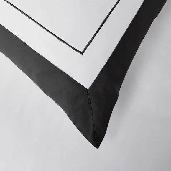 Best deal 👏 Dorma Purity Dorma Purity Kington Black Duvet Cover and Pillowcase Set 🎁 4 Best deal 👏 Dorma Purity Dorma Purity Kington Black Duvet Cover and Pillowcase Set 🎁 - Image 4