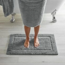 Discount 🔥 Dorma Dorma Sumptuously Soft Dove Grey Bath Mat 🤩 -Dorma Sales Store 1000167255 alt02
