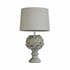 Best deal 🎉 Dorma Dorma Artichoke Table Lamp Grey 🎉 -Dorma Sales Store 1000169129 alt04