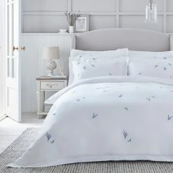 Promo 🎁 Dorma Dorma Ashmore Lavender 100% Cotton Oxford Pillowcase Pair 😉 -Dorma Sales Store 1000181168 alt03