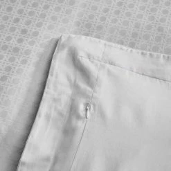 Best Pirce 👏 Dorma Purity Dorma Purity Marlia Silver Cotton Jacquard Duvet Cover and Pillowcase Set 🎁 -Dorma Sales Store 1000181187 alt05