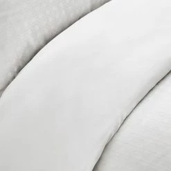 Best Pirce ⌛ Dorma Purity Dorma Purity Marlia White Cotton Jacquard Duvet Cover and Pillowcase Set 😀 -Dorma Sales Store 1000181188 alt04