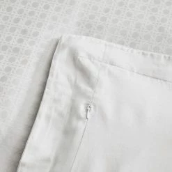 Best Pirce ⌛ Dorma Purity Dorma Purity Marlia White Cotton Jacquard Duvet Cover and Pillowcase Set 😀 -Dorma Sales Store 1000181188 alt05