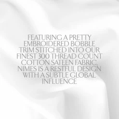 Promo ❤️ Dorma Purity Dorma Purity Nimes 300 Thread Count Cotton Sateen Oxford Pillowcase Pair 🥰 -Dorma Sales Store 1000181192 alt08