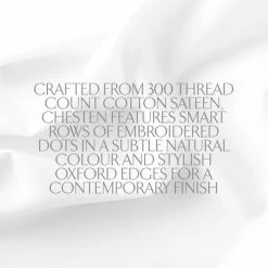 Cheap 🎉 Dorma Purity Dorma Purity Chesten 300 Thread Count Cotton Sateen Continental Pillowcase 🛒 -Dorma Sales Store 1000182034 alt08