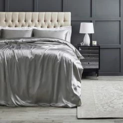 Buy ๐งจ Dorma Dorma Silver 100% Silk Duvet Cover ๐ 11 Buy ๐งจ Dorma Dorma Silver 100% Silk Duvet Cover ๐ -Dorma Sales Store 1000182283 alt03