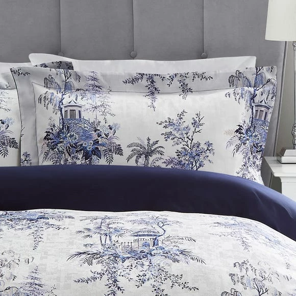 Cheap 😀 Dorma Dorma Madara Floral Reversible 100% Cotton Duvet Cover and Pillowcase Set 👍 2 Cheap 😀 Dorma Dorma Madara Floral Reversible 100% Cotton Duvet Cover and Pillowcase Set 👍 - Image 2