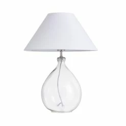 Best reviews of 🛒 Dorma Purity Dorma Purity Wimborne Glass Table Lamp Clear 🎁 -Dorma Sales Store 1000182538 alt05
