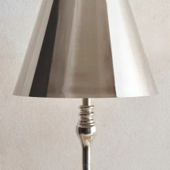 Buy 😀 Dorma Dorma Bedford Table Lamp Polished Nickel ✨ -Dorma Sales Store 1000182847 alt02