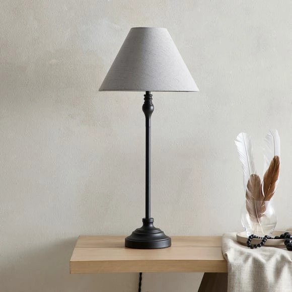 Buy ๐ Dorma Dorma Bedford Table Lamp Black ๐ 2 Buy ๐ Dorma Dorma Bedford Table Lamp Black ๐ - Image 2