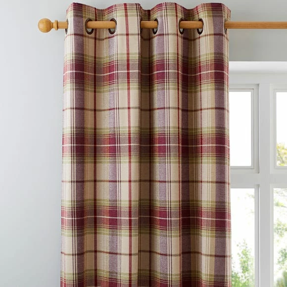Best Pirce ๐ Dorma Dorma Bloomsbury Check Plum Eyelet Curtains ๐ 1 Best Pirce ๐ Dorma Dorma Bloomsbury Check Plum Eyelet Curtains ๐