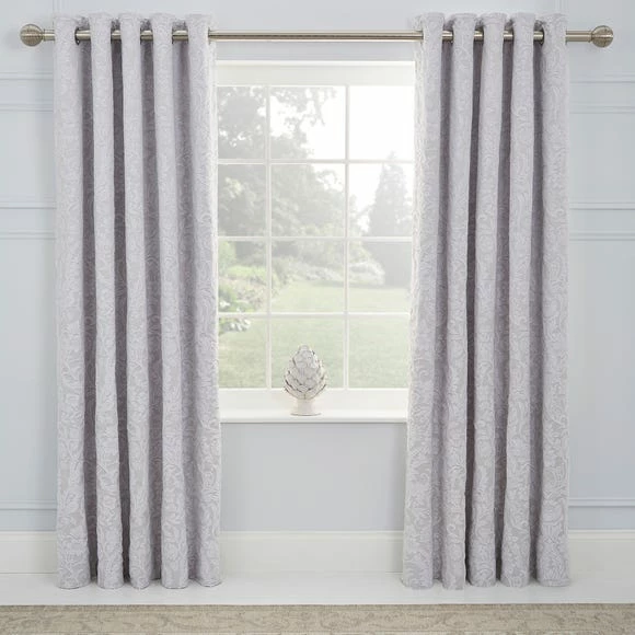Cheapest ๐ Dorma Dorma Winchester Grey Blackout Eyelet Curtains โจ 2 Cheapest ๐ Dorma Dorma Winchester Grey Blackout Eyelet Curtains โจ - Image 2