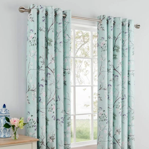 Cheapest ๐ Dorma Dorma Maiya Duck Egg Blackout Eyelet Curtains โจ 2 Cheapest ๐ Dorma Dorma Maiya Duck Egg Blackout Eyelet Curtains โจ - Image 2