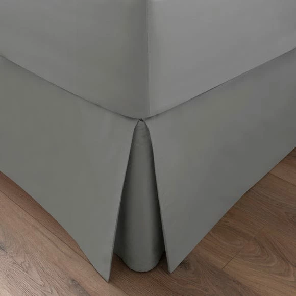 Deals 🛒 Dorma Dorma 300 Thread Count 100% Cotton Sateen Plain Silver Pleated Valance 🎁 1 Deals 🛒 Dorma Dorma 300 Thread Count 100% Cotton Sateen Plain Silver Pleated Valance 🎁