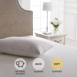 Wholesale 🛒 Dorma Dorma Luxurious White Goose Down Soft-Support Pillow 🔥