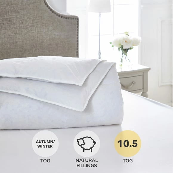 Promo โจ Dorma Dorma Luxurious White Goose Down 10.5 Tog Duvet ๐ 1 Promo โจ Dorma Dorma Luxurious White Goose Down 10.5 Tog Duvet ๐
