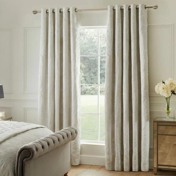 Budget ⭐ Dorma Dorma Acanthus Jacquard Blackout Eyelet Curtains ✔️ 2 Budget ⭐ Dorma Dorma Acanthus Jacquard Blackout Eyelet Curtains ✔️ - Image 2