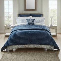 Coupon ๐ Dorma Dorma Remington Cotton Velvet Blue Bedspread ๐
