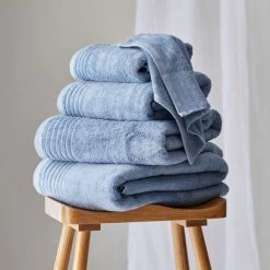 Buy โจ Dorma Dorma Tencel Sumptuously Soft Porcelain Blue Towel ๐