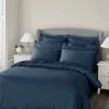 New 🤩 Dorma Dorma 300 Thread Count 100% Cotton Sateen Plain Navy Duvet Cover 👍