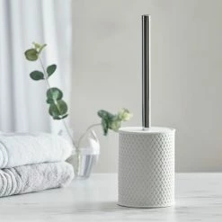 Coupon 🎁 Dorma Purity Dorma Purity Porcelain White Toilet Brush 🧨