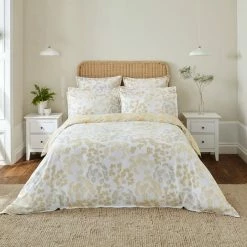 Top 10 ⭐ Dorma Dorma Daylesford 300 Thread Count Cotton Sateen Yellow Duvet Cover and Pillowcase Set 🔔