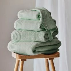 Coupon ๐ Dorma Dorma Tencel Sumptuously Soft Grey Green Towel ๐คฉ