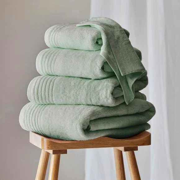 Coupon 👏 Dorma Dorma Tencel Sumptuously Soft Grey Green Towel 🤩 1 Coupon 👏 Dorma Dorma Tencel Sumptuously Soft Grey Green Towel 🤩
