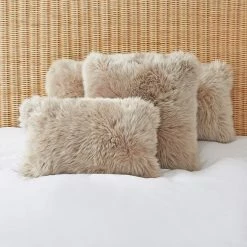 Best deal ✔️ Dorma Dorma Natural Sheepskin Boudoir Cushion 👏 -Dorma Sales Store 30728463 alt03