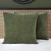 Best Pirce 🤩 Dorma Dorma Genevieve Green Continental Square Pillowcase 🎉