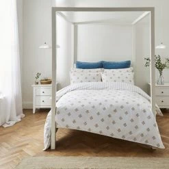 Cheapest 👏 Dorma Dorma Weybourne 100% Cotton Duvet Cover and Pillowcase Set 🧨 -Dorma Sales Store 30747885 alt05