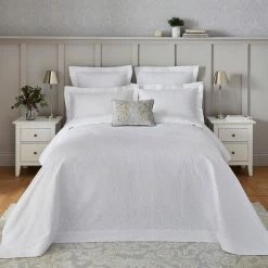 Top 10 ❤️ Dorma Purity Dorma Purity Willow Leaf Matelasse Bedspread 😍