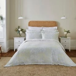 Best Sale ⌛ Dorma Dorma Daylesford Green 100% Cotton Duvet Cover and Pillowcase Set 😍