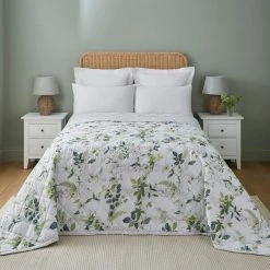 Promo ๐ Dorma Dorma Botanical Garden 100% Cotton Bedspread โค๏ธ