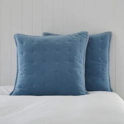 Best Sale ⌛ Dorma Dorma Adeena Blue Continental Pillowcase 🥰