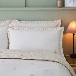 Coupon 🛒 Dorma Dorma Bee Embroidery 100% Cotton Duvet Cover and Pillowcase Set 😀 -Dorma Sales Store 30755635 alt04