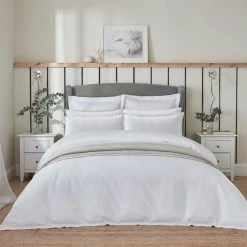 Coupon 😉 Dorma Purity Dorma Purity Tetbury 100% Cotton Duvet Cover and Pillowcase Set 🔔