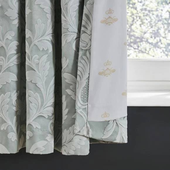 Budget ๐ Dorma Dorma Florence Dusky Green Blackout Eyelet Curtains ๐งจ 3 Budget ๐ Dorma Dorma Florence Dusky Green Blackout Eyelet Curtains ๐งจ - Image 3