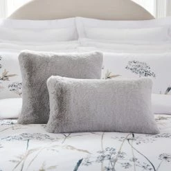 Wholesale 🥰 Dorma Purity Dorma Purity Faux Fur Grey Boudoir Cushion 🛒 -Dorma Sales Store 30766302 alt03