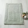 Brand new 👍 Dorma Dorma Sumptuously Soft Grey Green Bath Mat ✔️