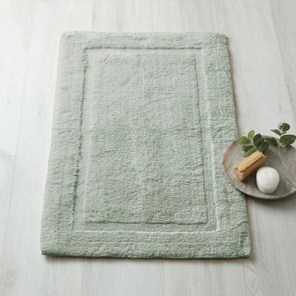 Brand new ๐ Dorma Dorma Sumptuously Soft Grey Green Bath Mat โ๏ธ 1 Brand new ๐ Dorma Dorma Sumptuously Soft Grey Green Bath Mat โ๏ธ