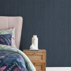 Promo 👍 Dorma Dorma Plain Indigo Ink Wallpaper 😍 -Dorma Sales Store 30770439 alt03
