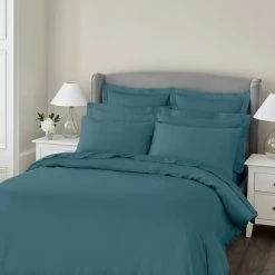 Cheap ๐คฉ Dorma Dorma 300 Thread Count 100% Cotton Sateen Dragonfly Teal Duvet Cover ๐ฅ