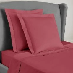 Buy 🛒 Dorma Dorma 300 Thread Count 100% Cotton Sateen Plain Continental Square Pillowcase 🔔