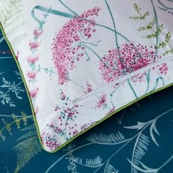 Cheapest ✨ Dorma Dorma Winter Garden Teal 100% Cotton Pillowcase Pair 🔥 -Dorma Sales Store 30772251 alt02