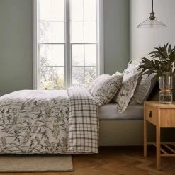 Coupon 😍 Dorma Dorma Cheddleton 100% Brushed Cotton Duvet and Pillowcase Set 🤩 -Dorma Sales Store 30775488 alt02